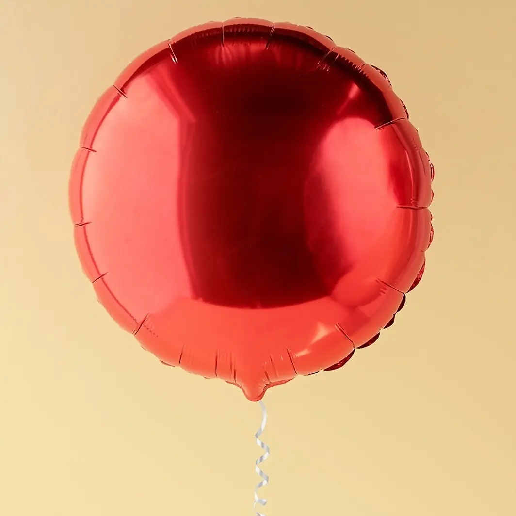 Globo Redondo Rojo 7797