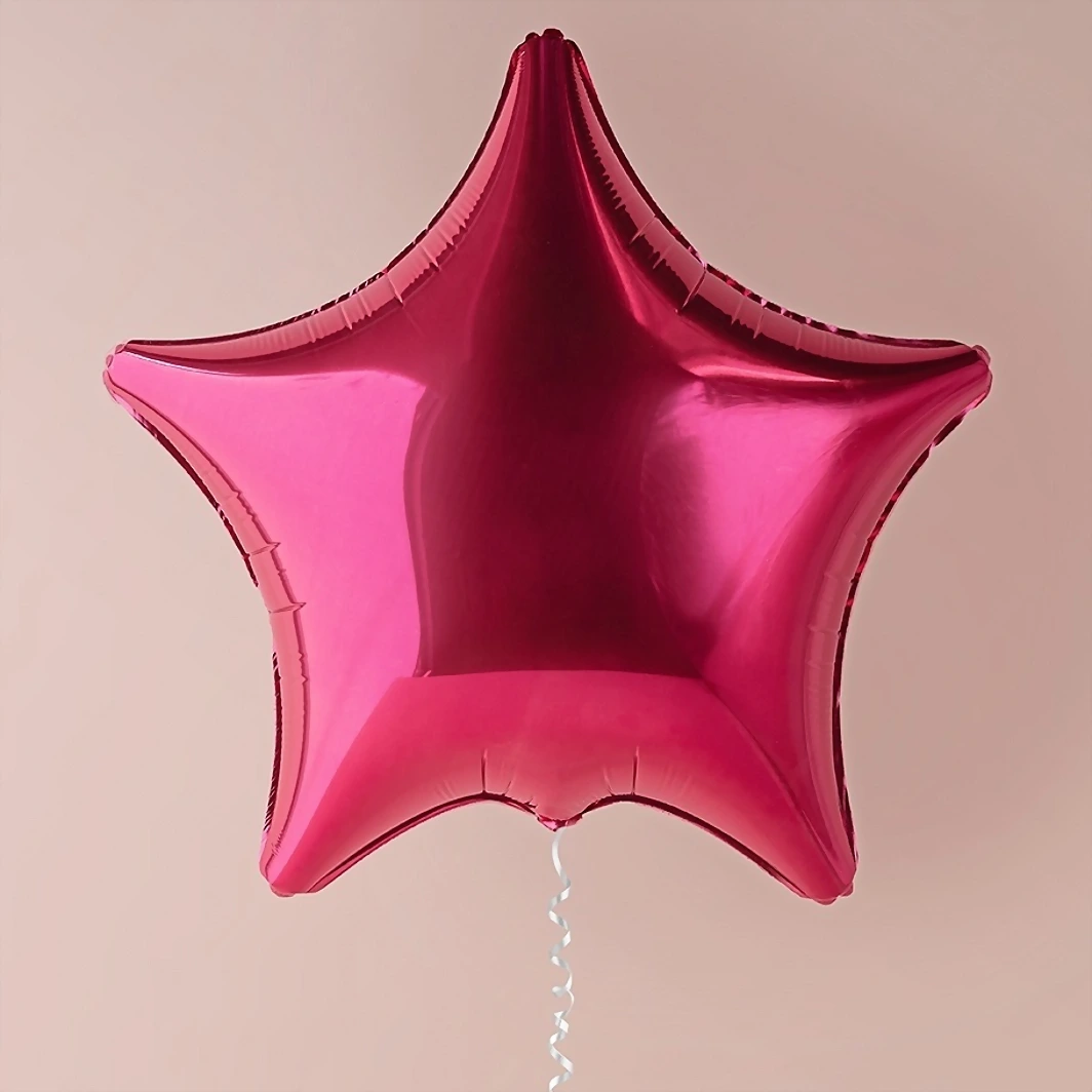 Pink Star Balloon 7801
