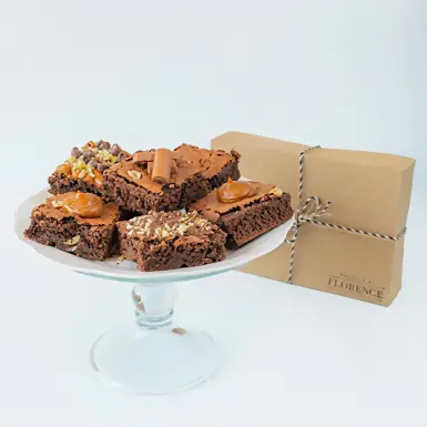 Globo Esfera Azul "Happy Birthday" con Brownies Florence 7818