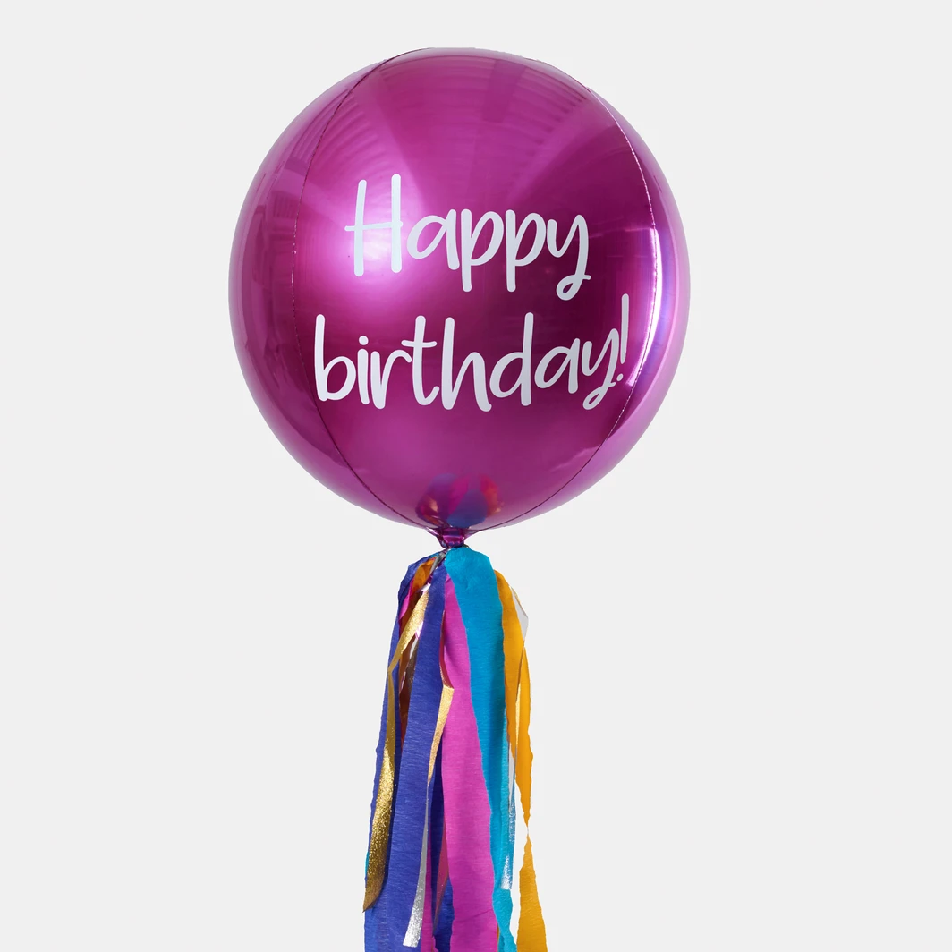 Globo Esfera "Happy Birthday" 9073